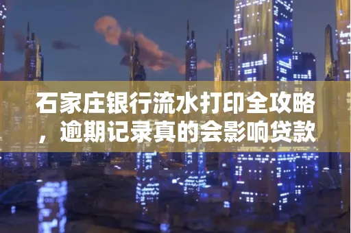 石家庄银行流水打印全攻略，逾期记录真的会影响贷款吗？