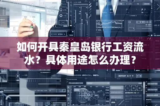 如何开具秦皇岛银行工资流水?具体用途怎么办理?