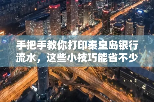 手把手教你打印秦皇岛银行流水,这些小技巧能省不少事