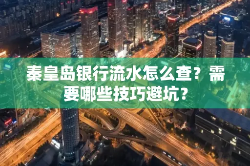 秦皇岛银行流水怎么查?需要哪些技巧避坑? 秦皇岛银行流水怎么查?需要哪些技巧避坑?