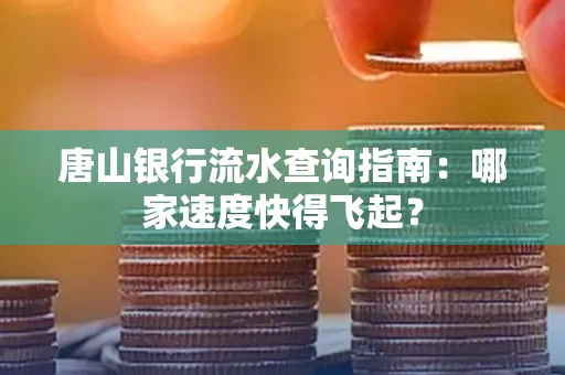 唐山银行流水查询指南:哪家速度快得飞起?