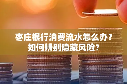 枣庄银行消费流水怎么办?如何辨别隐藏风险?