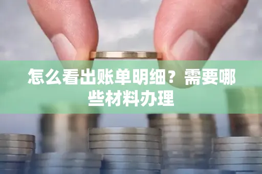 怎么看出账单明细?需要哪些材料办理