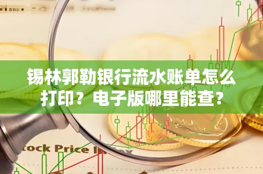 锡林郭勒银行流水账单怎么打印?电子版哪里能查?