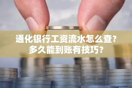 通化银行工资流水怎么查?多久能到账有技巧?