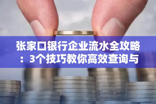 张家口银行企业流水全攻略:3个技巧教你高效查询与风险规避