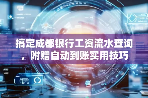 搞定成都银行工资流水查询,附赠自动到账实用技巧