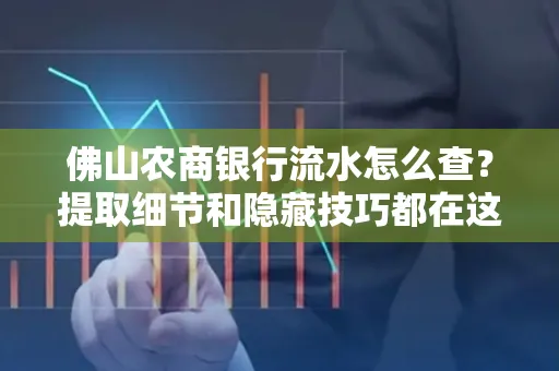 佛山农商银行流水怎么查?提取细节和隐藏技巧都在这了