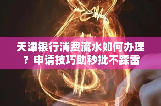 天津银行消费流水如何办理?申请技巧助秒批不踩雷