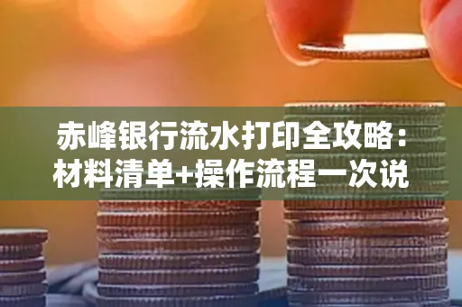 赤峰银行流水打印全攻略:材料清单+操作流程一次说清