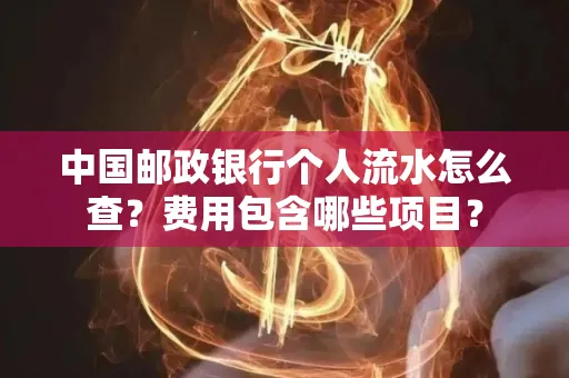 中国邮政银行个人流水怎么查?费用包含哪些项目?