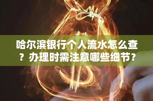哈尔滨银行个人流水怎么查?办理时需注意哪些细节?快速获取技巧