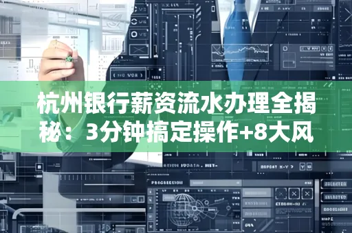 杭州银行薪资流水办理全揭秘:3分钟搞定操作+8大风险防范绝招,千万别踩坑!