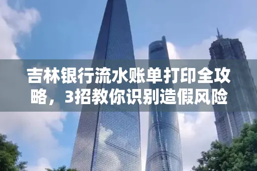 吉林银行流水账单打印全攻略,3招教你识别造假风险