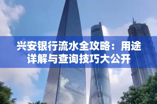兴安银行流水全攻略:用途详解与查询技巧大公开