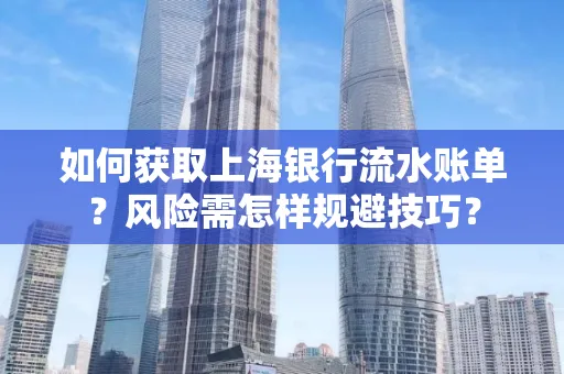 如何获取上海银行流水账单?风险需怎样规避技巧?