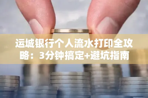 运城银行个人流水打印全攻略:3分钟搞定+避坑指南
