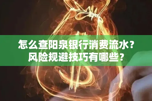 怎么查阳泉银行消费流水?风险规避技巧有哪些?