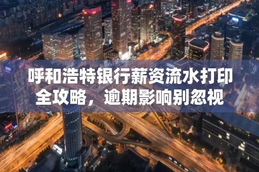 呼和浩特银行薪资流水打印全攻略，逾期影响别忽视